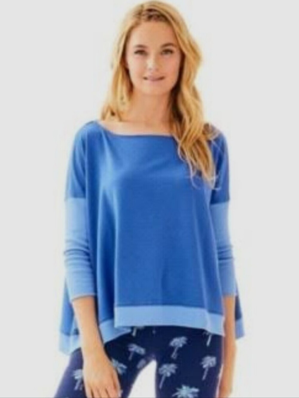 Lilly Pulitzer Poncho Tee L/S, xxs/xs, nwot, Runs Large